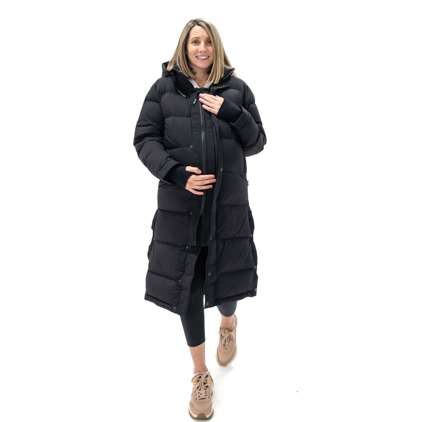 BellyCoat - Maternity Jacket Extender for Expectant Mothers - Can be used  interchangeably between jackets you already own!