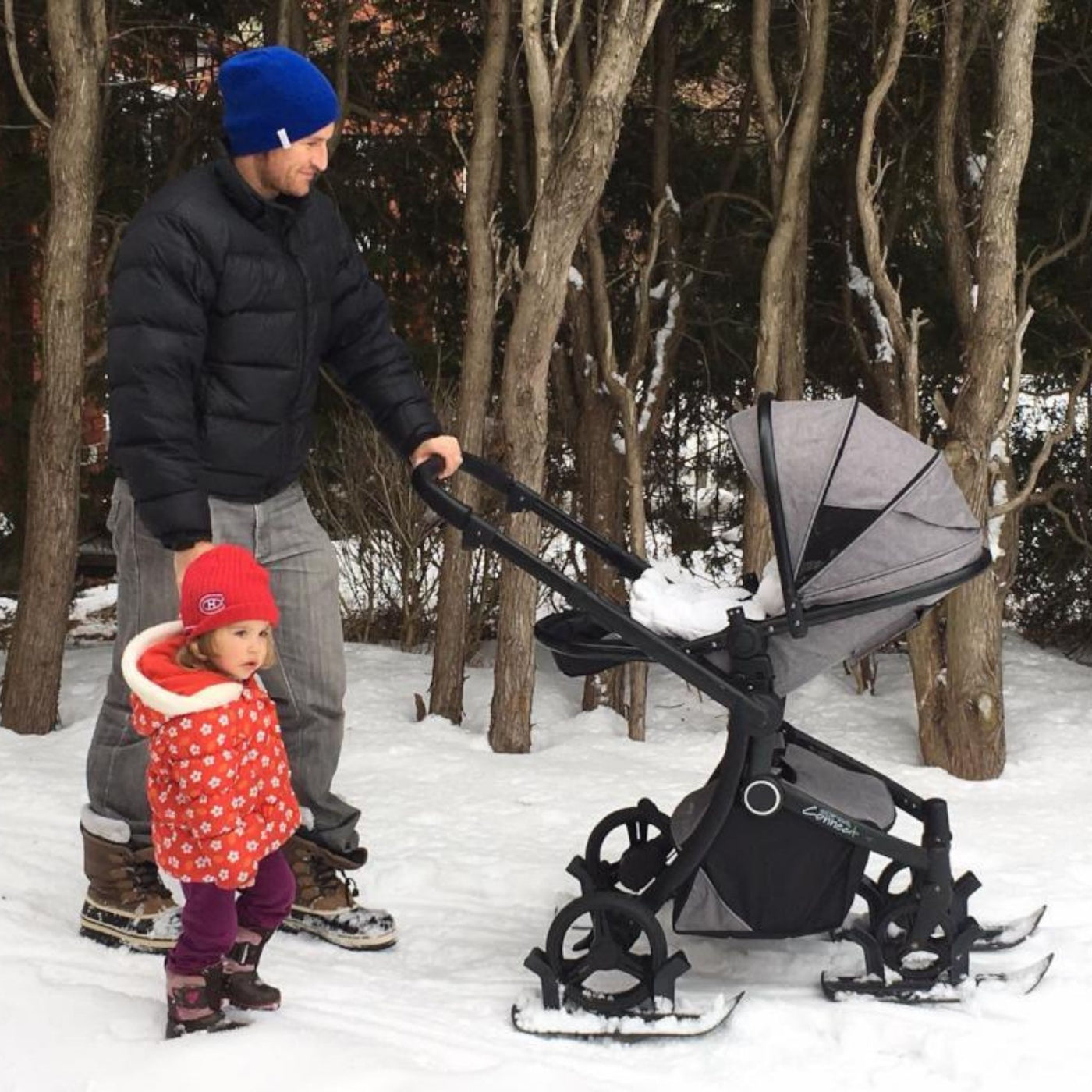 Premierski Stroller Skis Fits Wheels To 16 (4 Skis Size