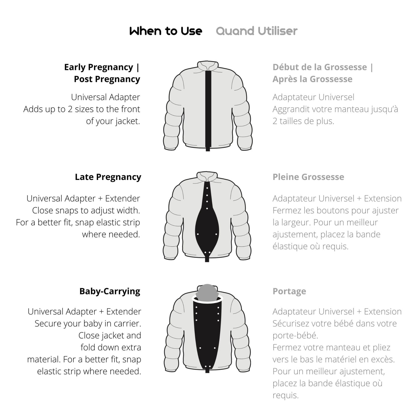 Universal Jacket Extender – MakeMyBellyFit